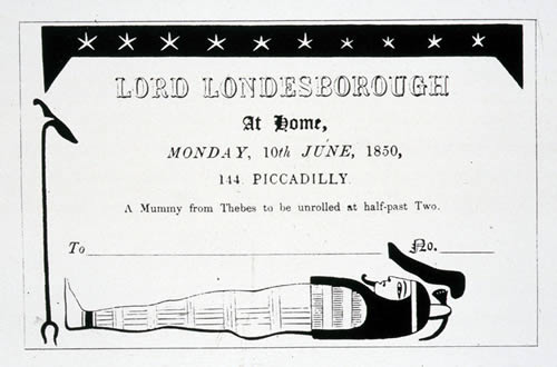 Invitation to unroll a mummy